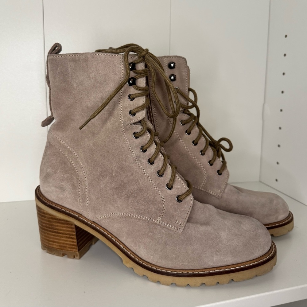 Seychelles Women's Suede Lace-Up Ankle Boots